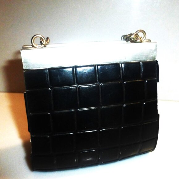 SIGNED Vintage YOVE ST. LARENT Coin PURSE BANK Vintage Coin Bank Vintage Purse - Picture 4 of 16